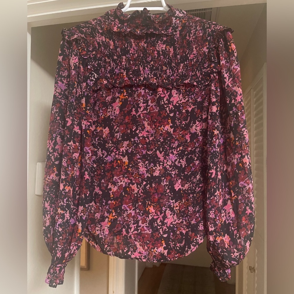 Gilner Farrar Riley Blouse In Midnight Garden - Picture 5 of 10